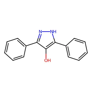 3,5-diphenyl-1H-pyrazol-4-ol structure