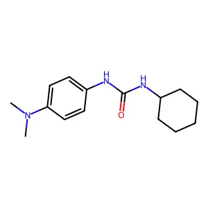 N-Cyclohexyl-N'-(4-(dimethylamino)phenyl)urea structure