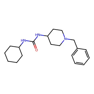 N-(1-Benzyl-4-piperidinyl)-N'-cyclohexylurea structure