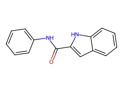 N-Phenyl-1H-indole-2-carboxamide structure