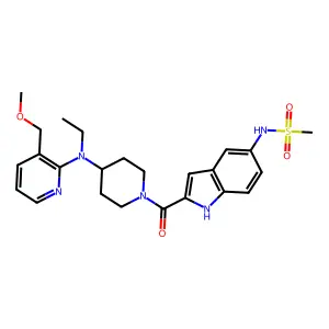 1H-Imidazole-2-methanamine, 5-((3,5-dichlorophenyl)sulfinyl)-1-methyl-4-(1-methylethyl)- structure