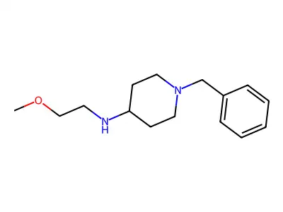 1-benzyl-N-(2-methoxyethyl)piperidin-4-amine structure