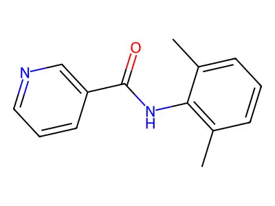 N-(2,6-dimethylphenyl)nicotinamide structure