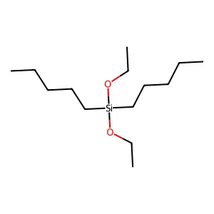Diethoxydipentylsilane structure