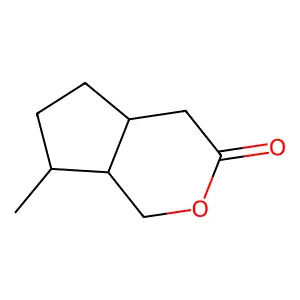 (4aR)-7-methyl-4,4a,5,6,7,7a-hexahydro-1H-cyclopenta[c]pyran-3-one structure
