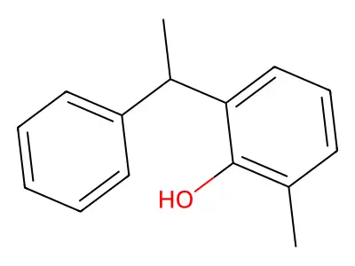 2-Methyl-6-(1-phenylethyl)-phenol structure