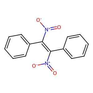 Z-alpha,beta-Dinitrostilbene structure