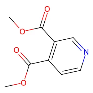 Dimethyl 3,4-pyridinedicarboxylate structure