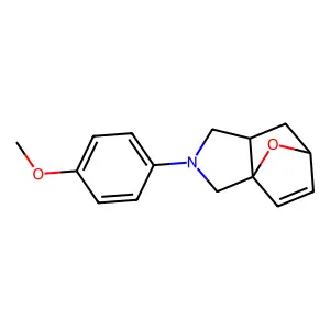 3a,6-Epoxy-3aH-isoindole, 1,2,3,6,7,7a-hexahydro-2-(4-methoxyphenyl)- structure