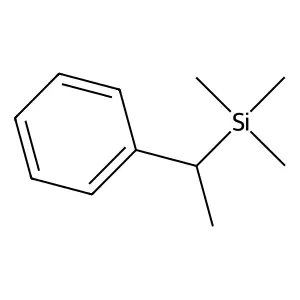Trimethyl(1-phenylethyl)silane structure