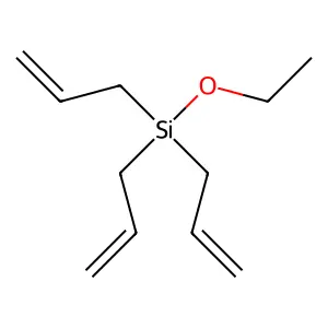 Triallylethoxysilane structure