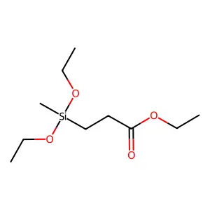 3-(二乙氧基甲基硅基)丙酸乙酯 structure
