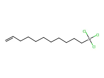 10-Undecenyltrichlorosilane structure