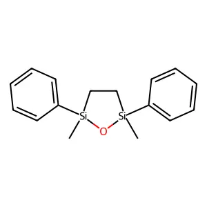 2,5-Dimethyl-2,5-diphenyl-1-oxa-2,5-disilacyclopentane structure