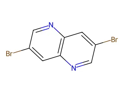 3,7-Dibromo-1,5-naphthyridine structure