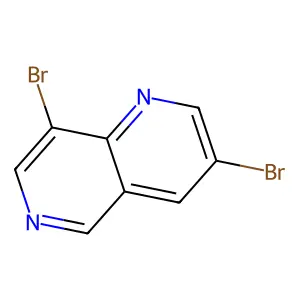 3,8-Dibromo-1,6-naphthyridine structure