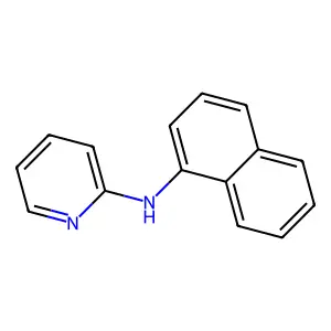 N-1-萘基-2-吡啶胺 structure