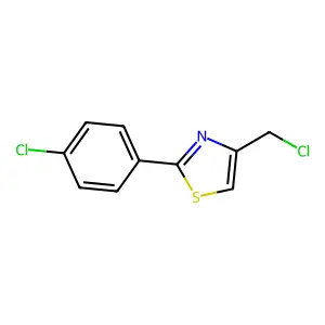 4-(Chloromethyl)-2-(4-chlorophenyl)-1,3-thiazole structure