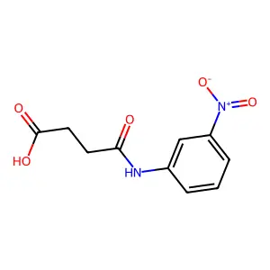 3-(3-Nitrophenylaminocarbonyl)propionic acid structure
