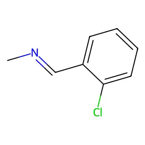 N-[(2-氯苯基)亚甲基]甲胺 structure