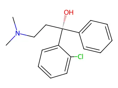 Clofedanol, (R)- structure