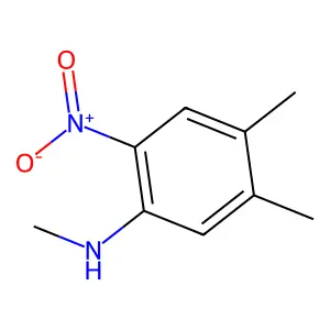 N,4,5-Trimethyl-2-nitroaniline structure