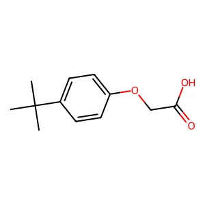 2-(4-叔丁基苯氧基)乙酸 structure