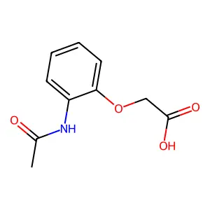 2-(2-Acetamidophenoxy)acetic acid structure