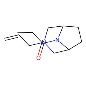 3,8-Diazabicyclo(3.2.1)octane, 3-allyl-8-propionyl- structure