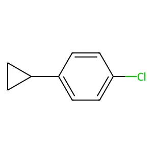 1-Chloro-4-cyclopropylbenzene structure