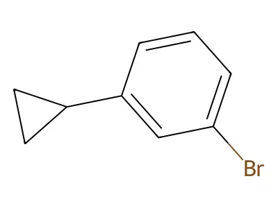 1-Bromo-3-cyclopropylbenzene structure