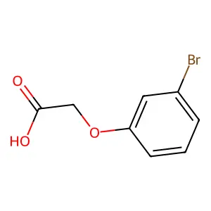 (3-Bromophenoxy)acetic acid structure