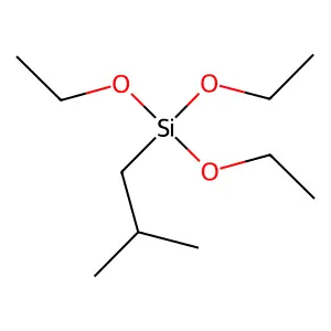 三乙氧基(2-甲基丙基)硅烷 structure