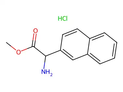 Methyl 2-amino-2-(naphthalen-2-yl)acetate structure