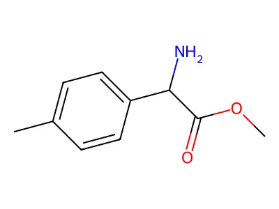Methyl 2-amino-2-(4-methylphenyl)acetate structure
