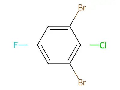 1,3-Dibromo-2-chloro-5-fluorobenzene structure