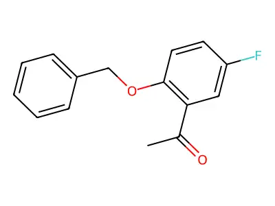1-[5-Fluoro-2-(phenylmethoxy)phenyl]ethanone structure