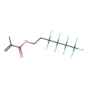 2-Propenoic acid, 2-methyl-, 3,3,4,4,5,5,6,6,6-nonafluorohexyl ester structure