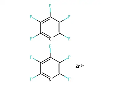 Bis(pentafluorophenyl)zinc structure
