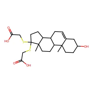 1H-Imidazole, 5-((3,5-dichlorophenyl)thio)-1-ethyl-4-(1-methylethyl)-2-(2-(phenylmethoxy)ethyl)- structure