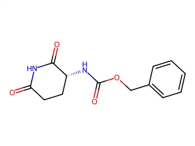 3-N-Cbz-amino-2,6-Dioxo-piperidine structure
