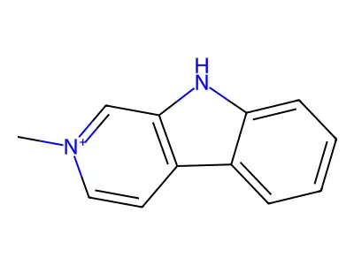 9-Mono-N'-methylnorharman structure