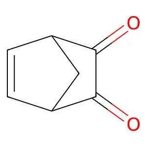 Bicyclo(2.2.1)hept-5-ene-2,3-dione structure