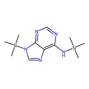 N,9-双(三甲基硅基)-9H-嘌呤-6-胺 structure
