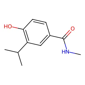 N-甲基-4-羟基-3-异丙基苯甲酰胺 structure
