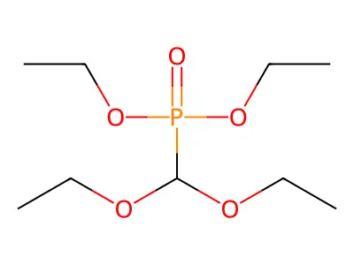Diethyl diethoxymethylphosphonate structure
