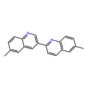 2,3'-Biquinoline, 6,6'-dimethyl- structure