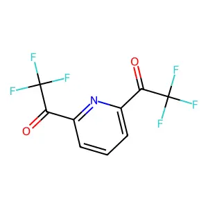 1,1'-(2,6-Pyridinediyl)bis[2,2,2-trifluoroethanone] structure