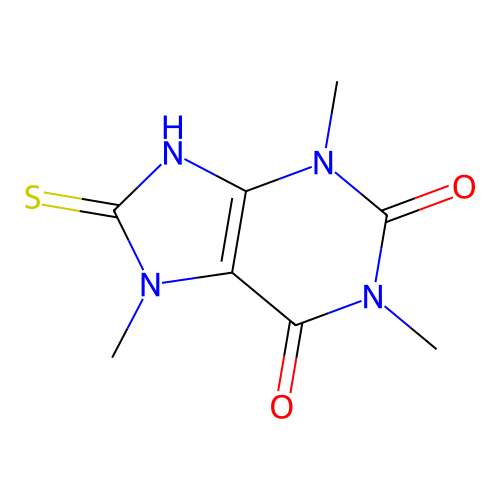 Caffeine, 8-mercapto- structure