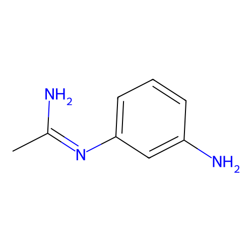 N'-(3-aminophenyl)ethanimidamide structure